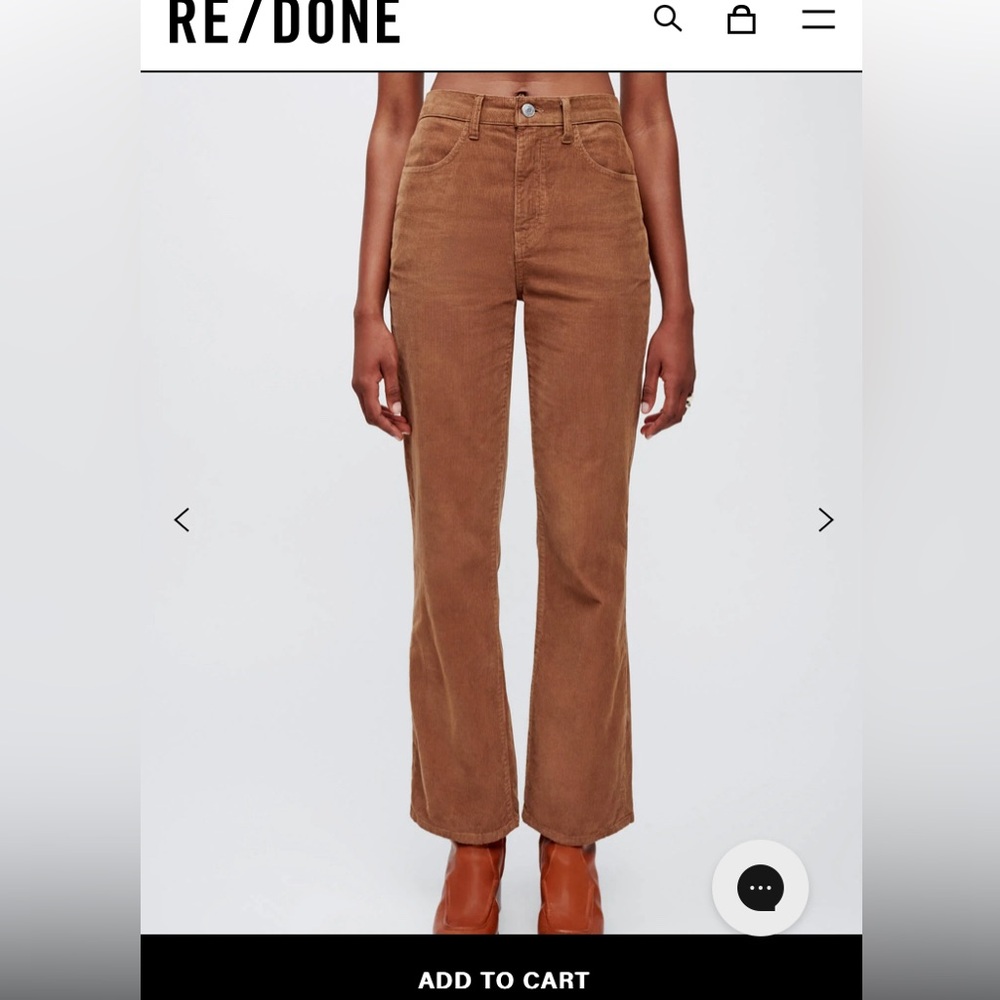 NWT RE/DONE Loose flare